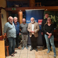 v.l.n.r.: Stefan Jakobi, Manfred Beck, Lars Kühn, Peter Hack, Christian Schultz und Katja Herla